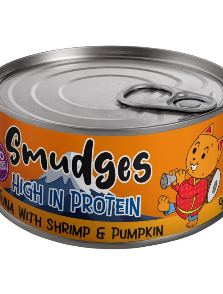 Smudges Tuna Flakes with Shrimp and Pumpkin in Gravy Adult Cat Wet Food