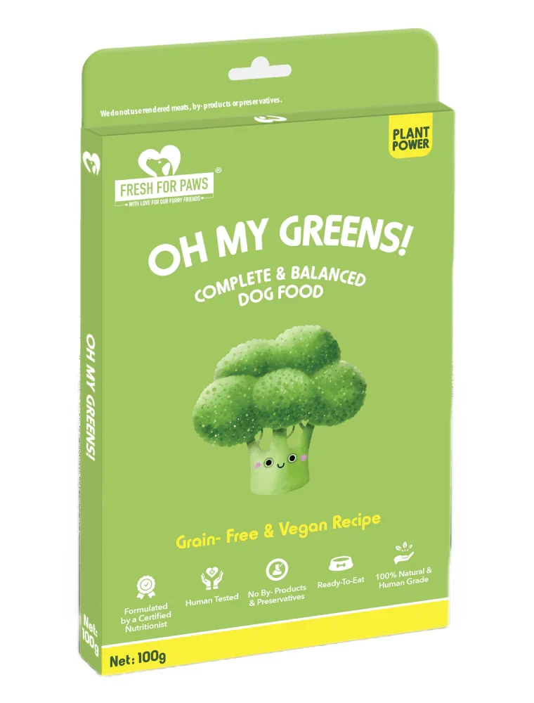 Fresh For Paws Oh My Greens Dog Wet Food (100g)
