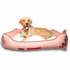 Sherpa Fur Cushion for Dogs (Peach Pearl)